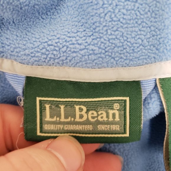 Ll Bean Womens Trail Model Waterproof 3 In 1 Jacket Size XL Blue Hooded Pockets - Picture 3 of 16